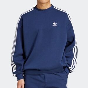 Adidas ADICOLOR CLASSICS 3-STRIPES CREW in Blue - Size Medium